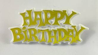 Happy Birthday Gold 65mm (6)