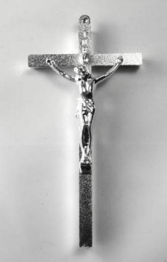 Crucifix Cross Silver 85mm