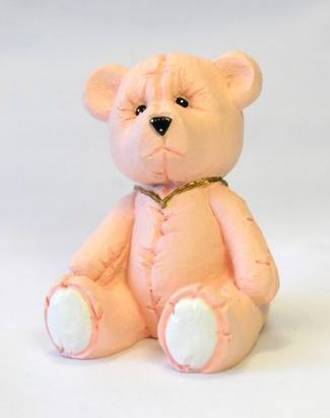 Pink Teddy Bear, 65mm (Polystone)