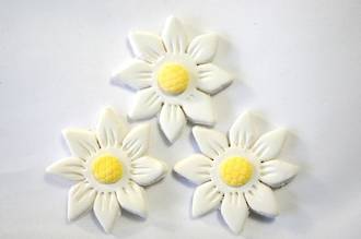 Icing White Daisy, 35mm. Box of 120 - SOLD OUT