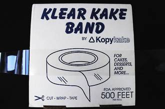 2" (50mm) Clear Cake Band (152.4mtr) - SOLD OUT