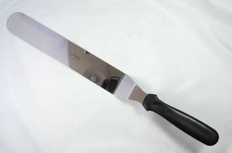 12" Black Plastic (30 x 4.5cm bent pallette)
