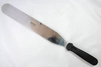 12" Black Plastic 30 x 4.5cm straight pallette