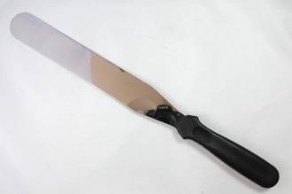 10" Black Plastic 25 x 4cm straight pallette