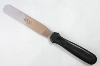 6" Black Plastic 15 x 2.7cm straight pallette