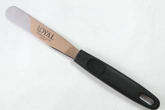 4" Black Plastic 10 x 1.9cm straight pallette
