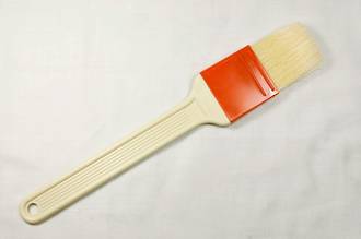 40mm Natural bristle Grease brush, Reinforced fiberglass handle (heat resistant to 120°C)
