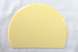 Plastic Bowl Scraper (Half moon) 160mm x 120mm