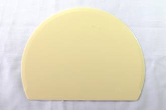 Plastic Bowl Scraper (Half moon) 200 x 150mm