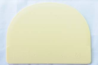 Plastic Half Moon Scraper 122 x 90mm