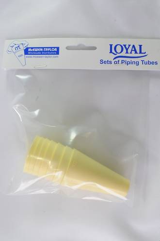 Plain piping tube set: 3, 5, 7, 9, 11, 13, 15