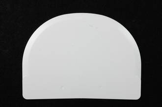 White Plastic Scraper 120 x 88mm (Extra Flexible)