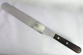 Bent Pallette Knife, 31cm (Rosewood Handle)