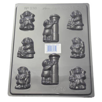 Christmas Teddy Bears Mould 0.6mm
