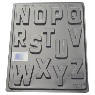 Alphabet N-Z Mould 0.6mm