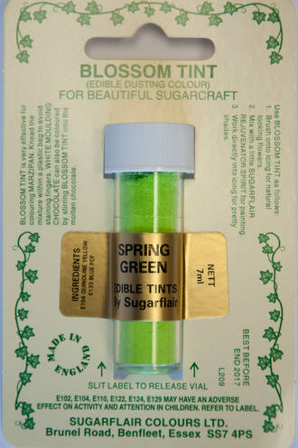 Sugarflair Edible Dusting Colour Spring Green