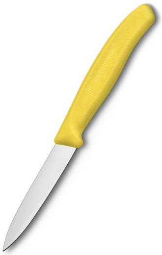 Paring Knife, Yellow Nylon Handle (8cm Blade)