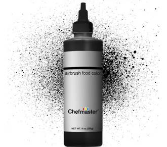 Chefmaster Airbrush Liquid Black 9oz