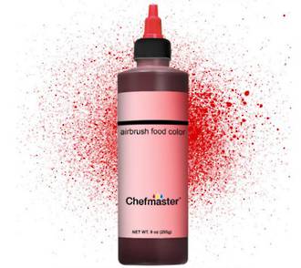 Chefmaster Airbrush Liquid Super Red 9oz