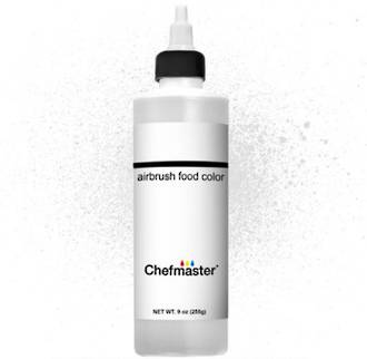 Chefmaster Airbrush Liquid White 9 oz