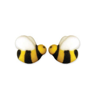 Bumble Bees Dec-on Sugar Decorations 25mm (Box of 176) - SOLD OUT