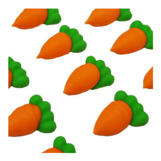 Carrots, 2D Icing, Small, 25mm - Box of 84 - SOLD OUT