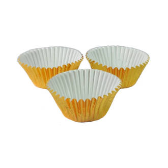 Foil Gold Cups 50 x 35mm, pkt 500