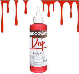 Chocolate Drip Cherry Red 250g -