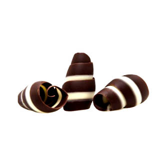 Chocolate Swirl Dark/White 25mmx15mm (200PC)