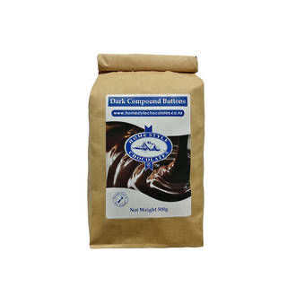 Chocolate Candy Buttons - Dark (500gm)