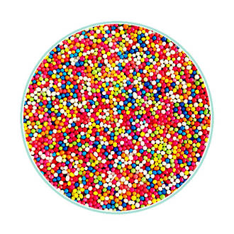 Non Pareils Sprinkles (100s & 1000s) Rainbow (1kg bag)