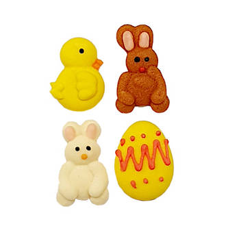 Royal Icing Chick, Egg and Rabbit  (48) - 19 LEFT