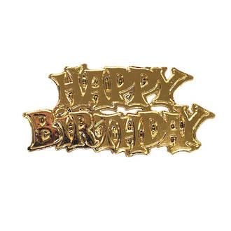 Happy Birthday Gold 65mm  (6)