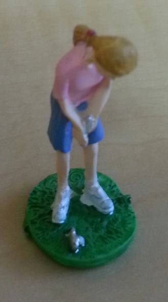 Female Golfer, 40mm (Polystone)