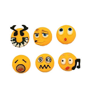 Emoji Faces - Musical 20mm (30)