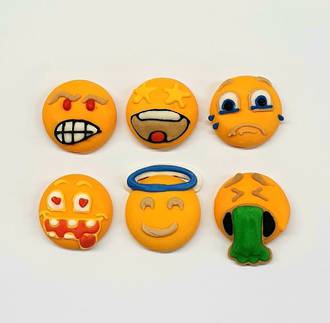 Emoji Faces - Funny Faces 20mm (30)