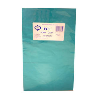 Confectionary Foil - Aqua 10 Pack