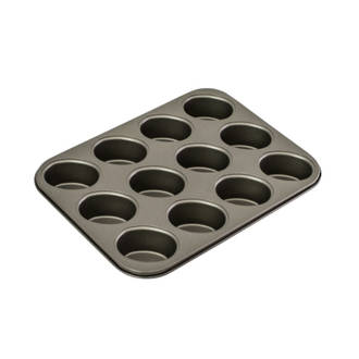 Friand Pan, Plain Design 75mm x 35mm (12cup)