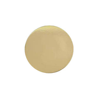 275mm or 11" Round 2mm Cake Card Gold