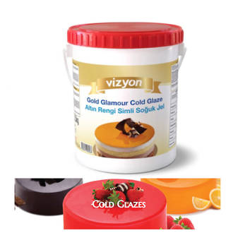 Gold Glamour Cold Glaze 2.5kg Pail