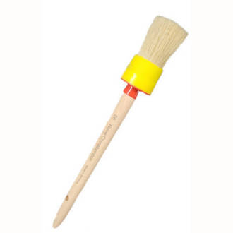 35mm Round Grease Brush (wooden handle)