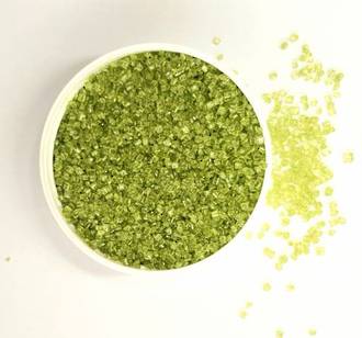 Sanding Sugar - Green Natural Sparkle (1kg bag)