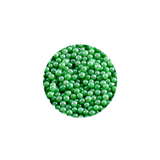 Sugar Pearls 4-5mm-Xmas Green (1kg bag)