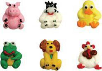 Icing Farm Animals 25mm (80)