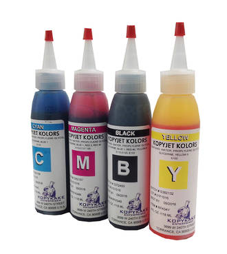 Kopykake Bottle Edible Ink Refil Kit (4 colours) 4oz