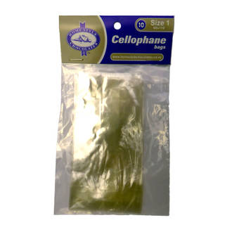 Cellophane Bag 1 - 110x60mm (10pk)