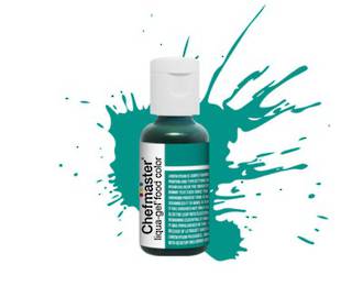 Chefmaster Liqua Gel Teal Green (Box of 12)