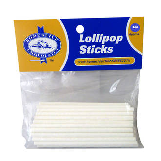 Lollipop Sticks Short 76mm - 100 Bulk Pack
