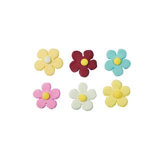 Icing Daisy 23mm, Assorted Colours (Box of 360)