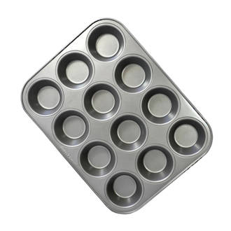 Regular Muffin Teflon Coated - Cup size: 70x50x35mm 12 Cup
